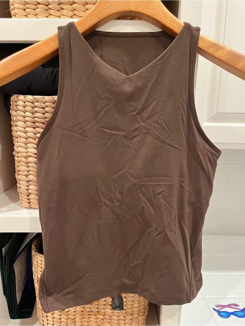 🍋lululemon Sleeveless Brown Tank Top - Everyday Stretch Fit
